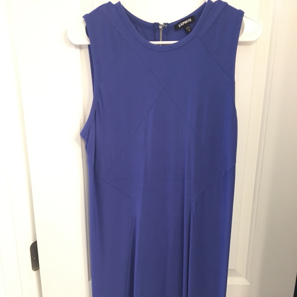 Blue dinner dress